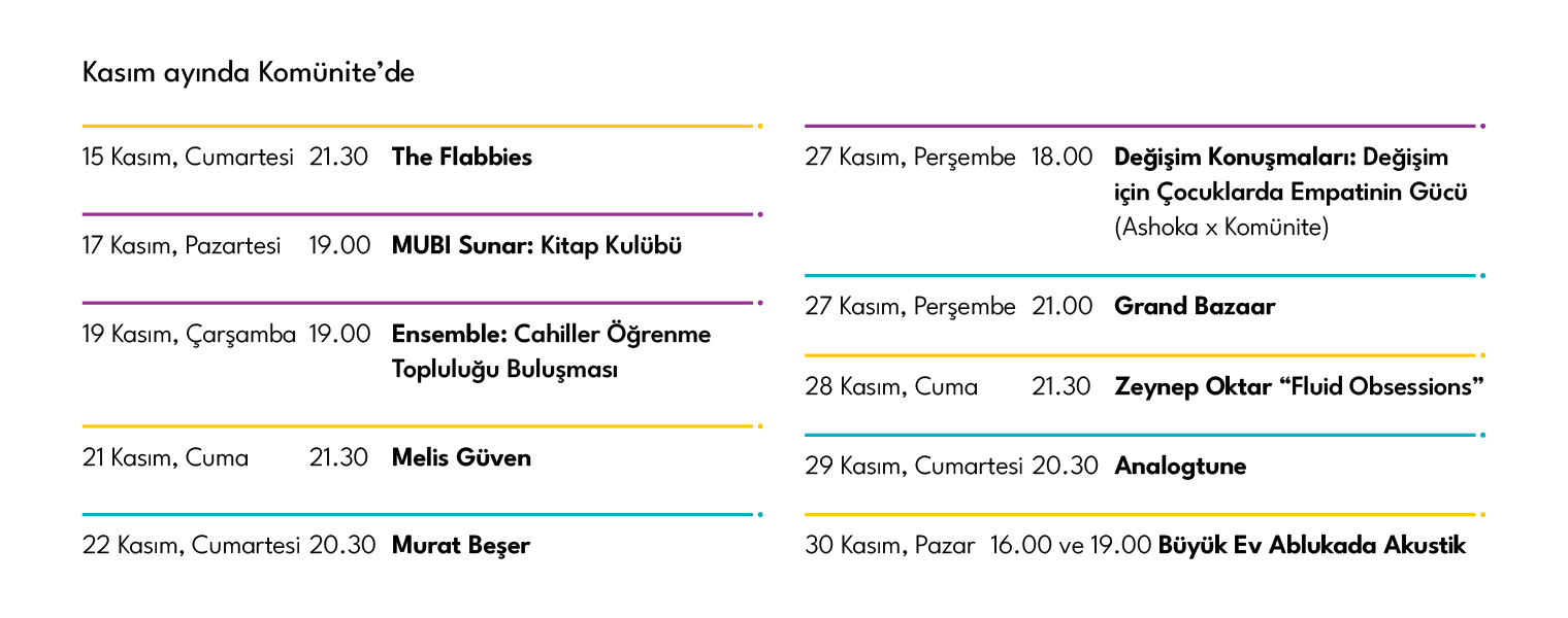  - Komünite Etkinliği